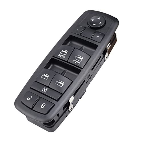 Hsbang Power Window Switch Compatible with 2015-2017 Chry~sler 200 4 Cyl 2.4L, 6 Cyl 3.6L 2015-2021 Cherokee 4 Cyl 2.0L, 4 Cyl 2.4L, 6 Cyl 3.2L 68271206AB 68271206AA 68231805AA - Image 1