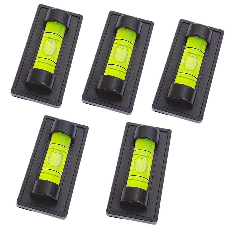 LAIESYA 5Pcs Standard Bubble Levels Magnetic Magnet Bubble Spirit Level for Leveling RV Camper Travel Trailer Camping Turntable Phonograph Tripod - Image 3