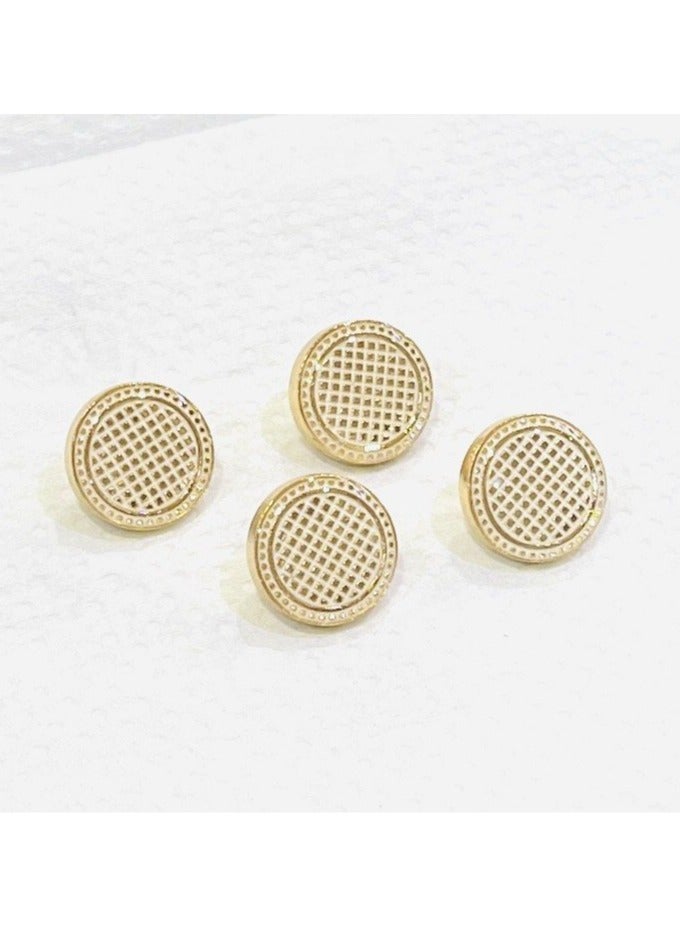 Abrar 8 Set Metal Snap Buttons For Men Saudi Thobe Size 12mm - Image 1
