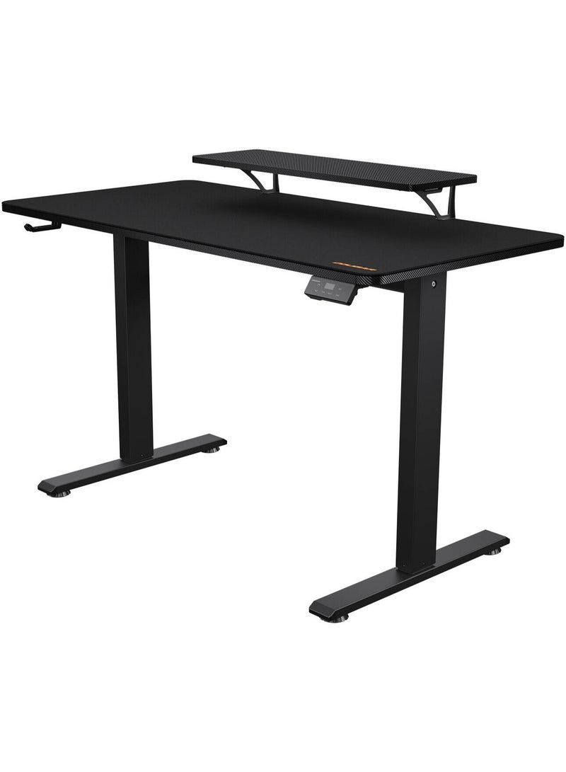 كوجار طاولة الألعاب Cougar E-STAR 120 – أسود، سطح كامل مع لوحة فأرة، حامل شاشة قابل للإزالة، حماية للمحرك وعمود النقل، صينية كابلات، وخطاف لسماعة الرأس – الموديل: 3MSTA1WB.0001 - Image 3