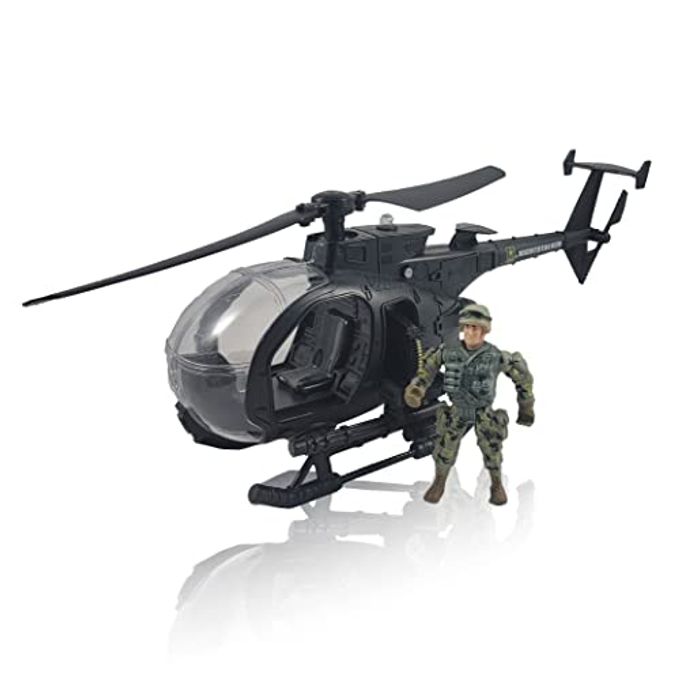 Lollipop U.S. Army Night Stalker Helicopter with Soldier Figure and Light/Sound - Image 4