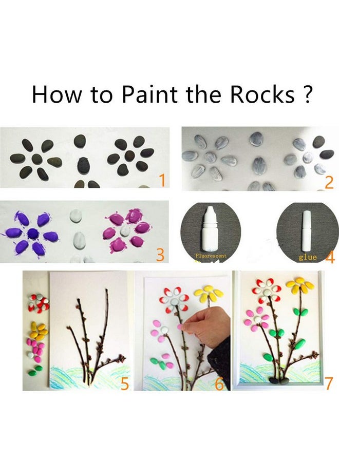 Lifetop - 50Pcs Tiny Painting Rocks Diy Rocks For Painting Detailpainting Rocks Smooth Surface Stonesarts And Crafts ，0.5 To 1.0 Inches ，So Small Rockshand Picked For Painting Rocks - Image 1
