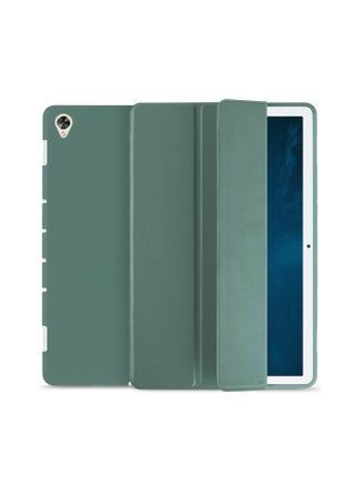 Suitable For Huawei Matepad10.4 Protective Case Glory V6 Tri-fold Leather Case Pro10.8 Conjoined Flat Case-Color:dark Green-Applicable Model:MatepadPro13.2 Inch - pzsku/ZEF73CC321C8BDD10246CZ/45/1746080491/0ac1751e-6363-4490-9673-26f3c04ed7da