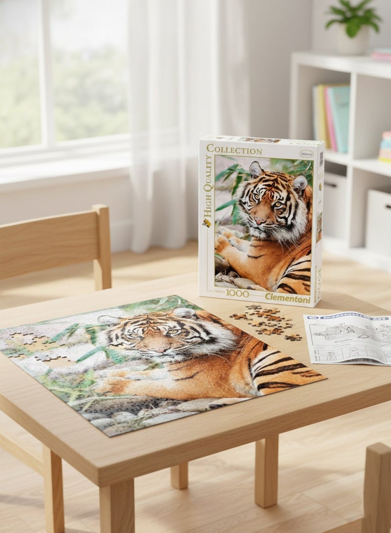 Clementoni 1000-Piece Puzzle Sumatran Tiger - Image 2