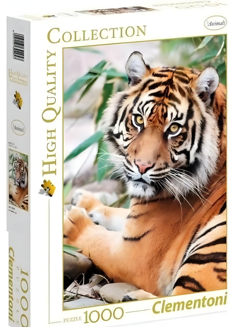 Clementoni 1000-Piece Puzzle Sumatran Tiger - Image 1