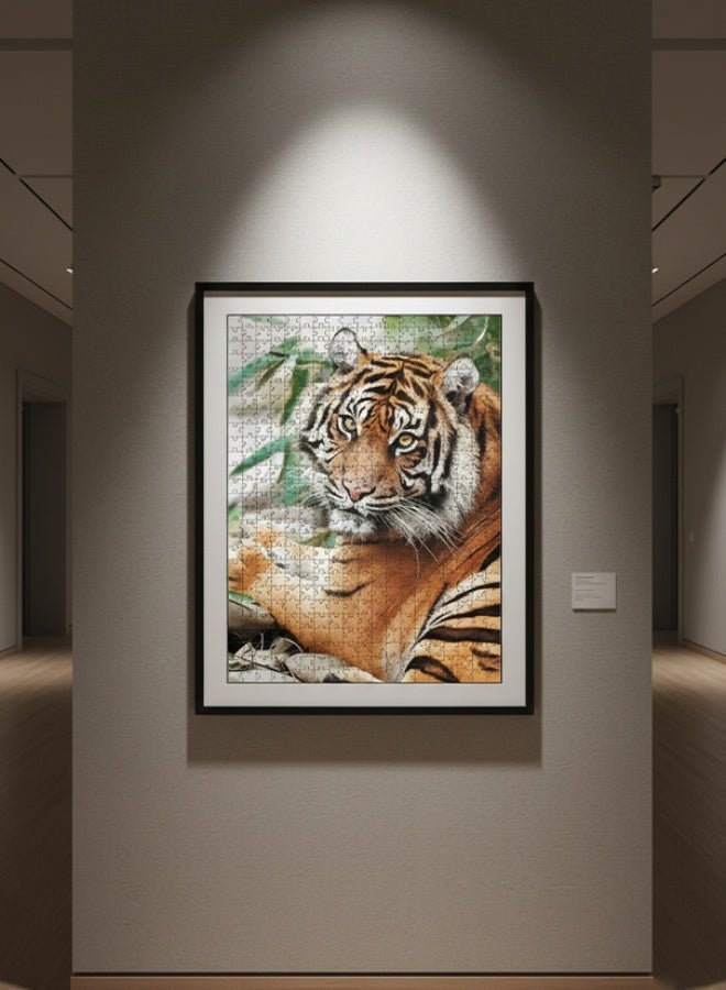 كلمينتوني أحجية كليمنتوني المكونة من 1000 قطعة - نمر سومطري، أحجية تعليمية وممتعة للأطفال والكبار - Image 4