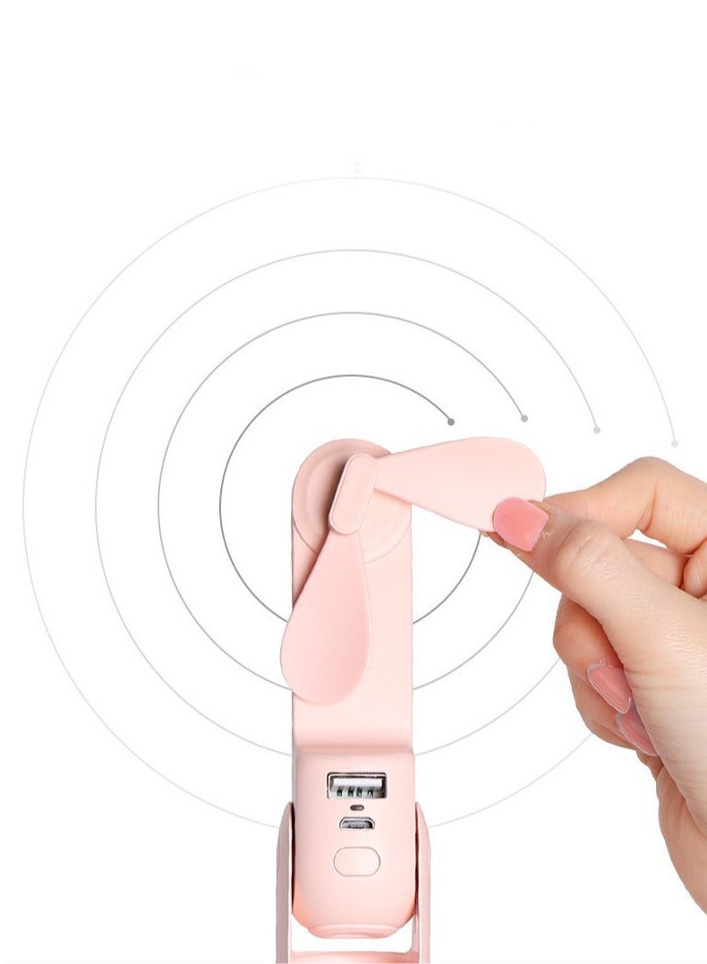 جيسيو لايف المحمولة مروحة صغيرة ، 3 في 1 مروحة المحمولة ، المحمولة الناقل التسلسلي العام مروحة صغيرة قابلة للشحن ، مع إمدادات الطاقة المحمولة بطارية تعمل مروحة [ 14-21 ساعات ] - Image 2