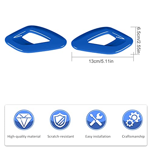 Voodonala for Dodge Challenger 20152023 Car Door Inner Door Handle Cover Trim Accessories for Dodge Challenger 20152023Blue2pcsSet - Image 3