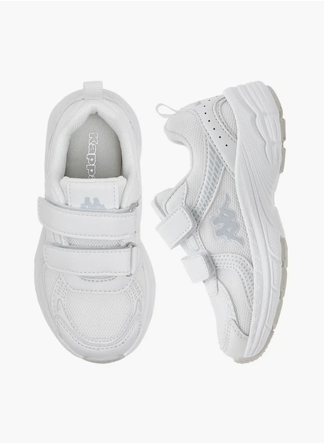 كابا Boys' Logo Detail School Shoes with Hook and Loop Closure