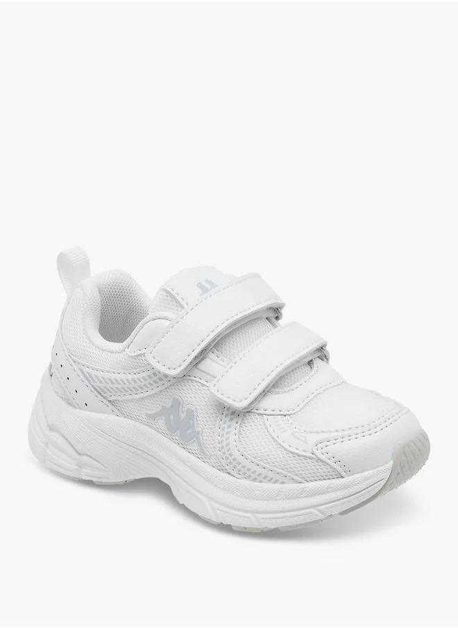 كابا Boys' Logo Detail School Shoes with Hook and Loop Closure