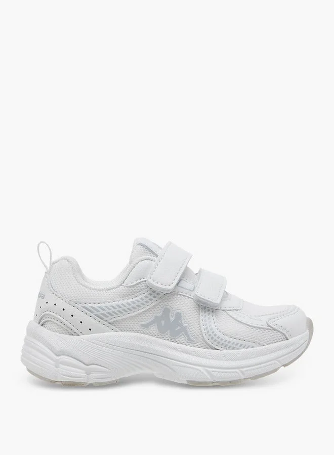 Boys' Logo Detail School Shoes with Hook and Loop Closure