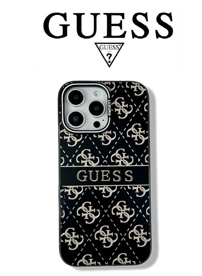 GUESS iPhone 16 Pro Max case with logo design approved by the global brand Guess - Image 1