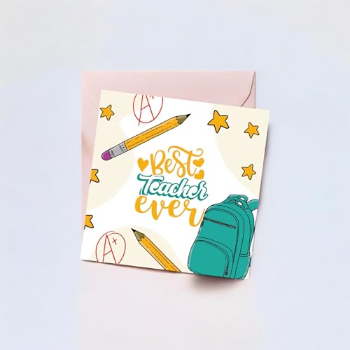 SINCE 7 STORE Gift Hamper for Teacher - Includes 4 Products: Tabletop Frame, World’s Best Teacher Engraved Pen, Greeting Card and a Note - Perfect Teacher's Day Gift/Birthday Gift for Mentor - Image 3