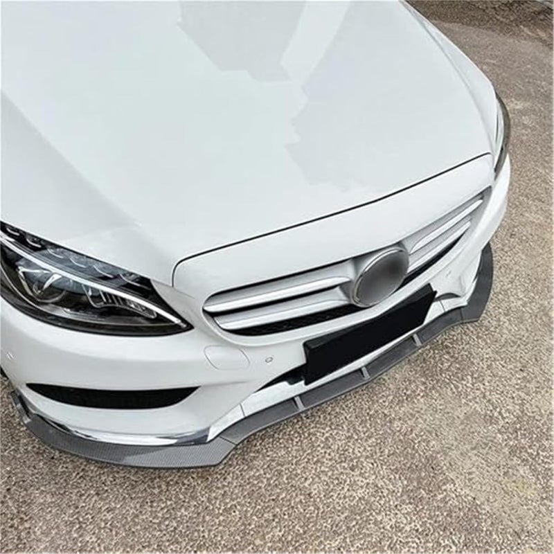 QASULER Front Chin Bumper Lip for Mercedes-Benz W205 - Image 2