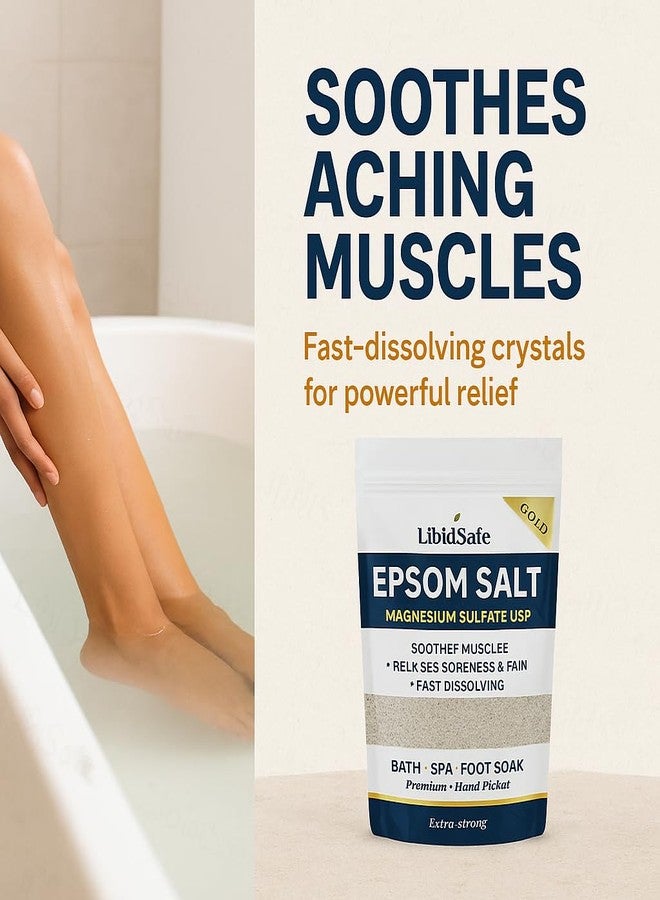 LibidSafe Epsom salt for foot, bath, plant (India's No. # 1) - Image 4