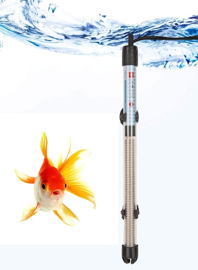 COLOURFUL AQUARIUM سخان حوض أسماك ملون - سخان زجاجي عالي الغاطس أوتوماتيكي التشغيل/الإيقاف لحوض الأسماك | درجة حرارة دافئة | مقبض تحكم | ملحقات حوض الأسماك (300 واط، من 80 إلى 200 لتر) - Image 1