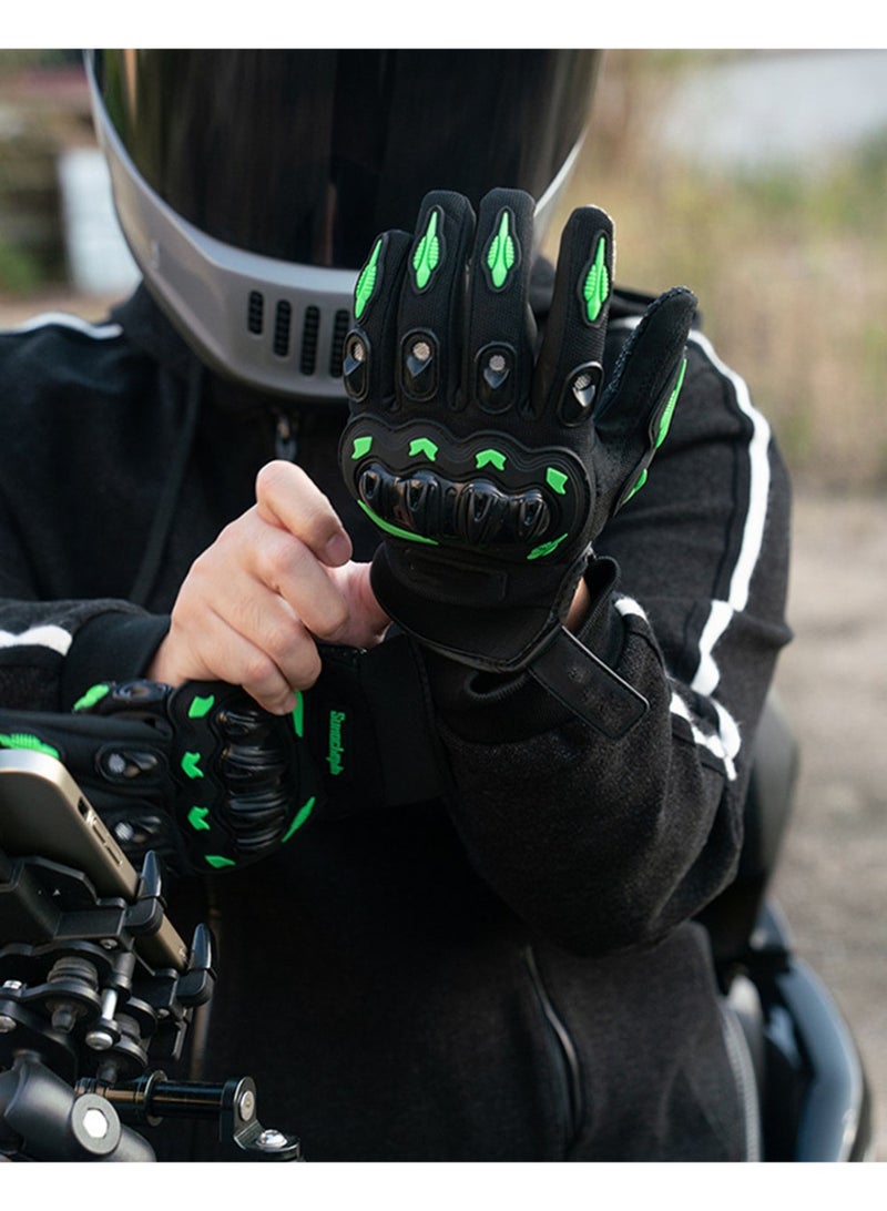 Outdoor Riding Motorcycle Full Finger Protective Gloves For Men Tactical Non-Slip Breathable Racing Gloves For Hunting Camping Climbing - Image 4
