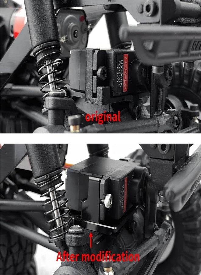 MOHERO RC Servo Mount for 1/18 RedCat Ascent-18 Rock Crawler Upgrades Parts - Image 4