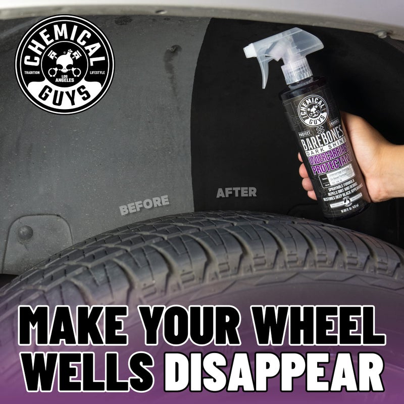 Chemical Guys TVD_104_16 Bare Bones Premium Dark Shine Spray for Undercarriage, Tires and Trim, Safe for Cars, Trucks, Motorcycles, RVs & More, 16 fl oz - Image 5