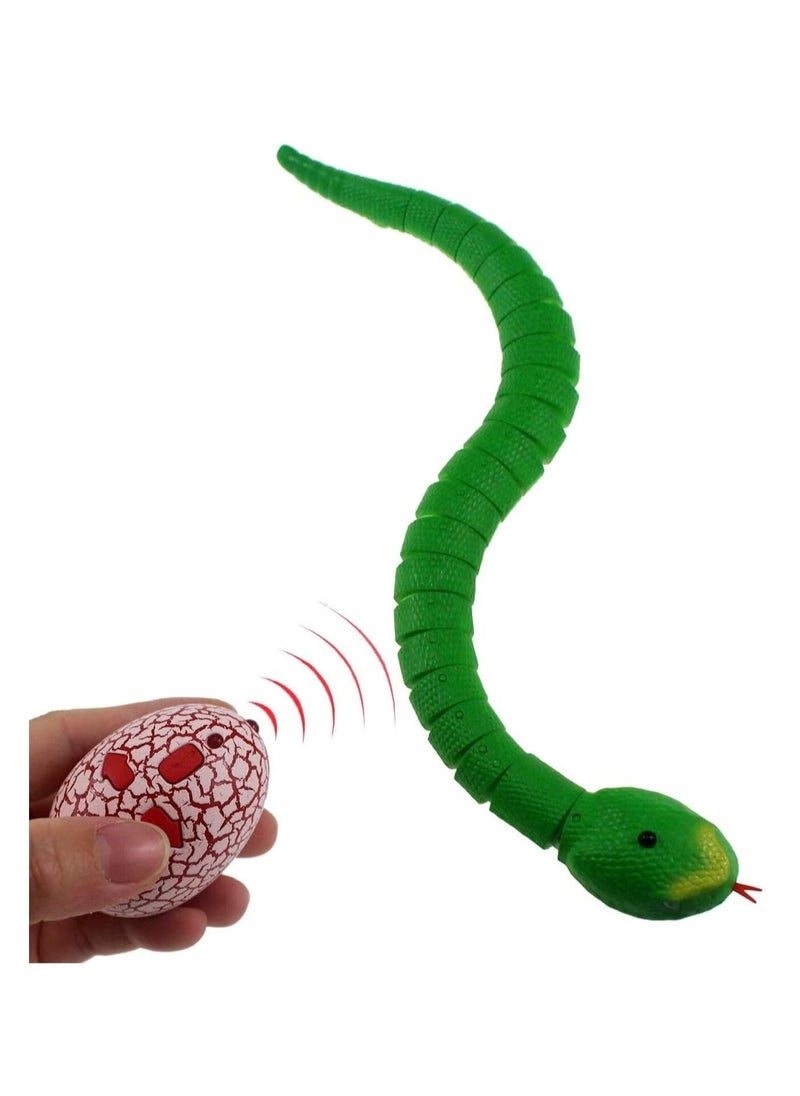 Remote Controlled Snake, Realistic Snake Toy, USB Rechargeable Snake, Scary Joke Toy, Quick Movement, Gifts for Children  - Image 1