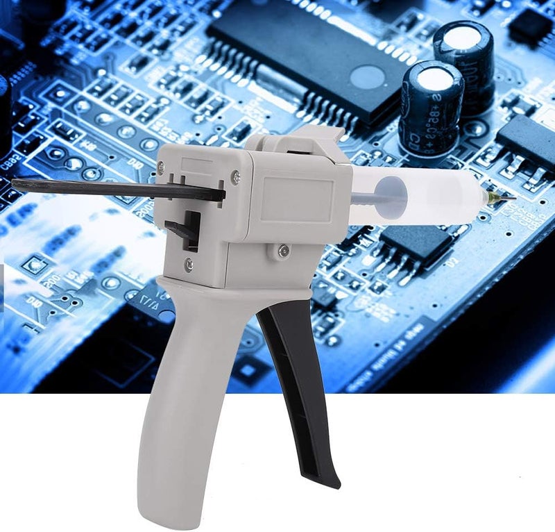 KIKYO Glue Gun, Single Liquid Gun 30ml Dispenser Glue Gun Plastic Manual Single Tube Handle Tool for Pressing Squeezing - Image 3