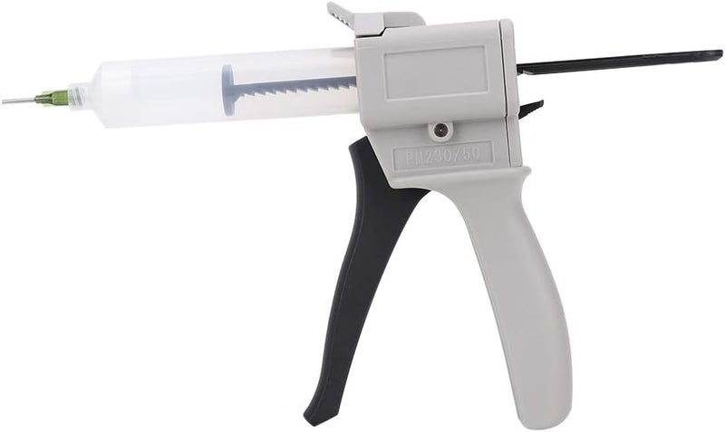KIKYO Glue Gun, Single Liquid Gun 30ml Dispenser Glue Gun Plastic Manual Single Tube Handle Tool for Pressing Squeezing - Image 1