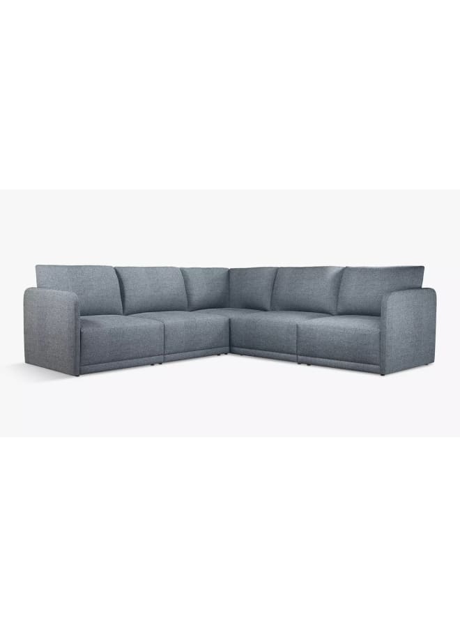 Retro Modern corner sofa 234 cm - light gray  - Image 1