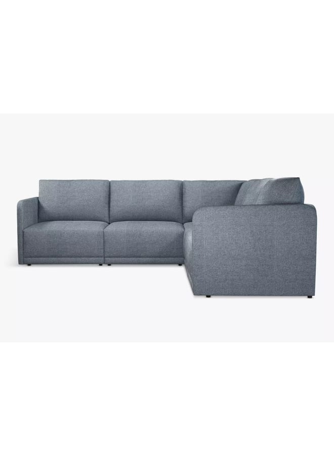 Retro Modern corner sofa 234 cm - light gray  - Image 3