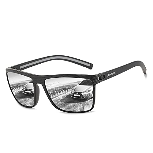 ZENOTTIC Polarized Sunglasses for Men Lightweight TR90 Frame UV400 Protection Square Sun Glasses - Image 1