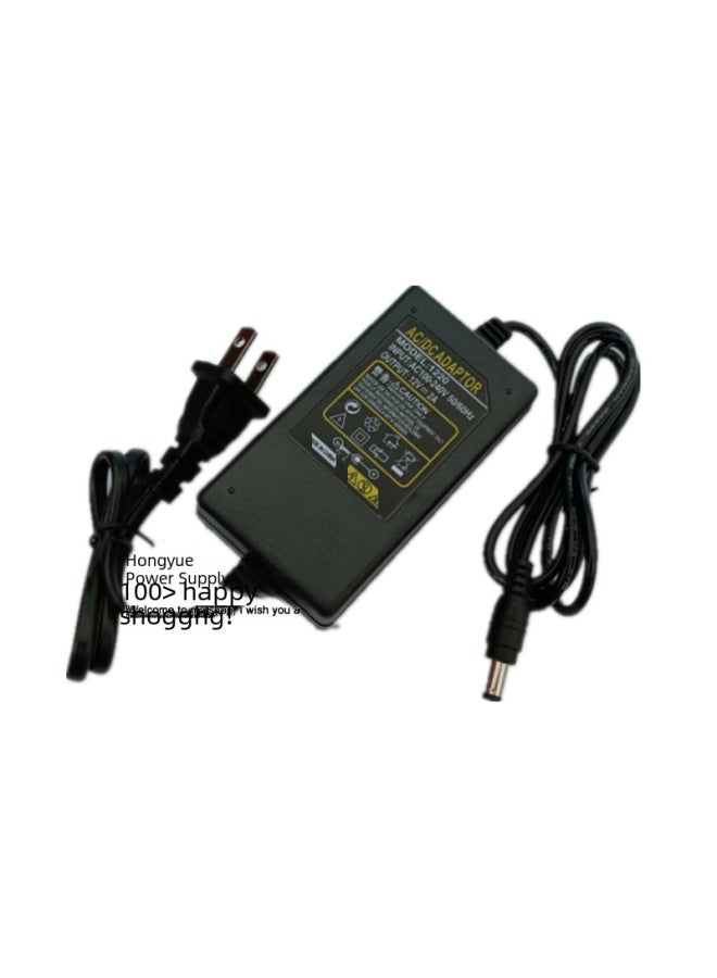 DC 12V2A Dual-wire Power Adapter Set-top Box Monitoring LED Light Bar LCD Display Routing 5v 9V-Color:12V2A  - Image 3