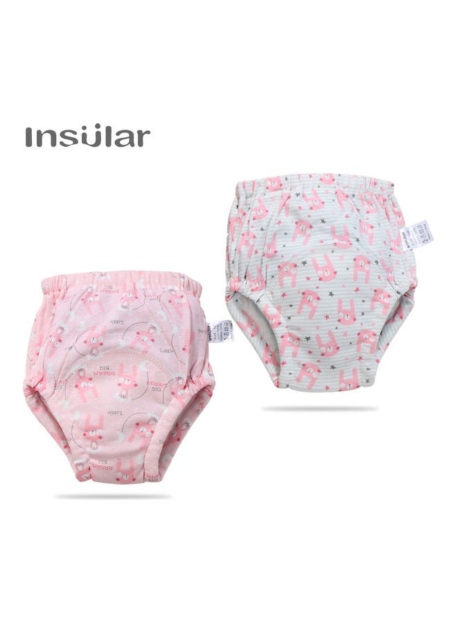 Pack Of 2 Printed 6 Layers Insular Training Pants - Image 1