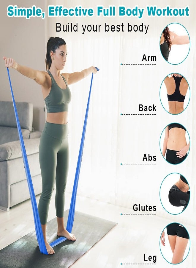 Flintronic Exercise Resistance Bands, 4 Pack Resistance Bands Set, TPE Elastic Bands with 4 Resistance Levels, 1.5M Workout Resistance Bands for Women and Men Strength Training, Yoga, Pilates - Image 3