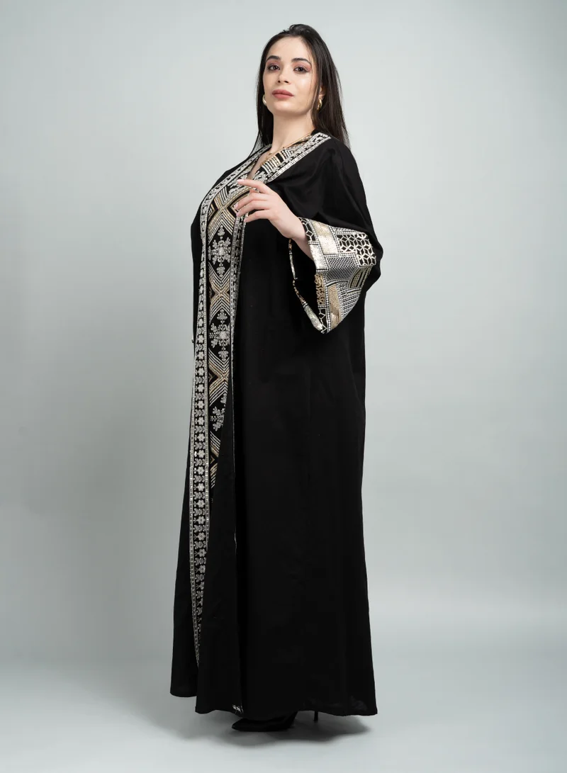 IKKXA Pattern Design 2-piece Kuwaiti Jalabiya