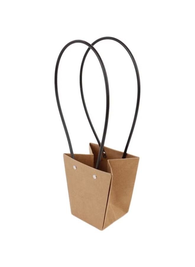 أوريتي حقيبة هدية من الورق المقوى oriti بني/أسود - Image 4