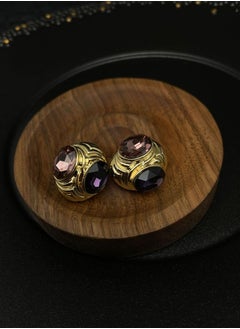 General Vintage Colored Gemstone Earrings  - Image 2