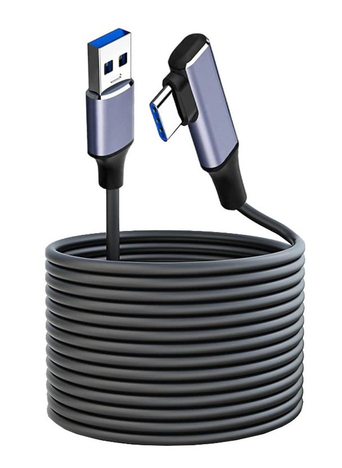 Generic - Link Cable 3M Compatible with Meta Quest Pro/Oculus Quest 2 Accessories and PC/Steam VR, High Speed PC Data Transfer, USB 3.0 to USB C Cable for VR Headset and Gaming PC - Image 1