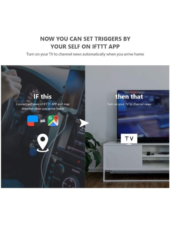 Broadlink RM4 Pro Smart IR & RF Universal Remote Hub – WiFi All-in-One Controller for TV, AC, STB, Curtain Motor, Smart Home Devices, Works with  Google Home - Image 5