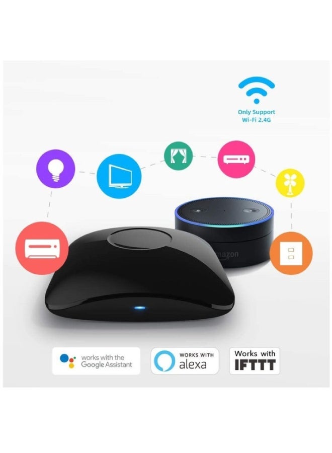 Broadlink RM4 Pro Smart IR & RF Universal Remote Hub – WiFi All-in-One Controller for TV, AC, STB, Curtain Motor, Smart Home Devices, Works with  Google Home - Image 1