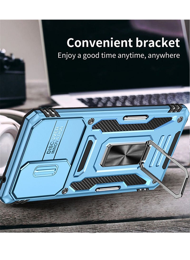 Galaxy A73 5G Case Cover With Stand Kickstand Ring And Camera Cover Protector with Shockproof Protective Cover for Samsung Galaxy A73 - pzsku/ZEF74C1640414A1D2535AZ/45/_/1692954913/f56bfae2-aacb-4199-ada9-f1acd72de29d