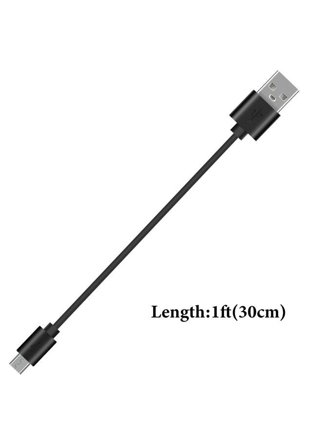 Geekria USB Headphones Short Charger Cable Compatible with Skullcandy Hesh 3/2, Indy True/EVO, Sesh, Dime, JibTrue2 Charger, USB to Micro-USB Replacement Power Charging Cord (1 ft/30 cm) - Image 3