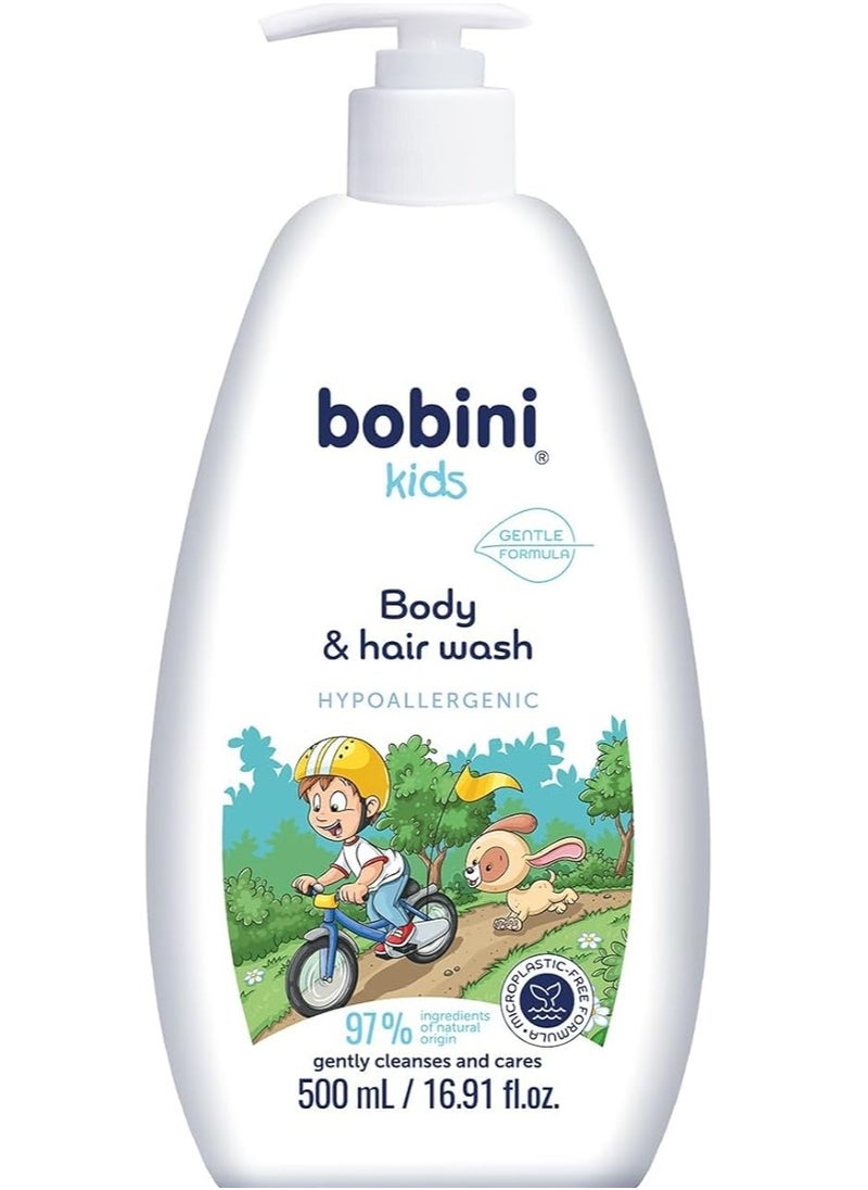 Bobini bobini kids 2in1 body & hair wash 500ml 