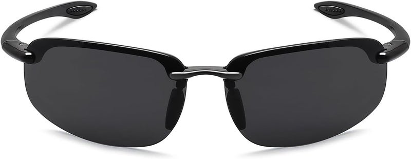 JULI Eyewear نظارات JULI الرياضية للرجال والنساء إطار TR90 بدون حواف للجري وصيد الأسماك والبيسبول والقيادة MJ8001 - Image 2