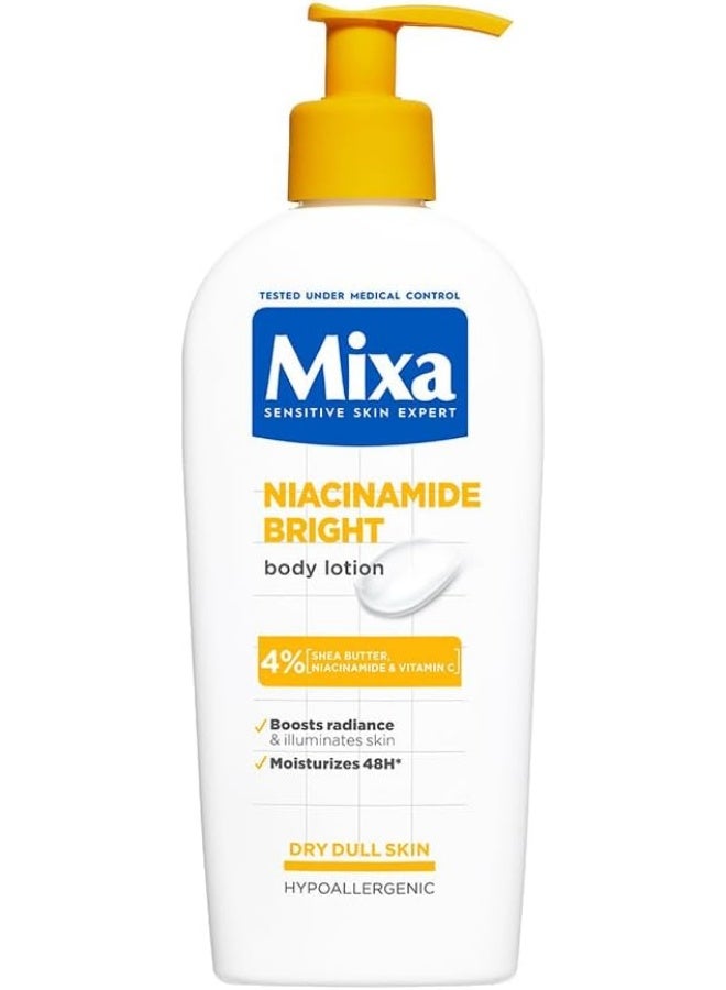 Mixa NIACINAMIDE BRIGHT BODY LOTION 250ML