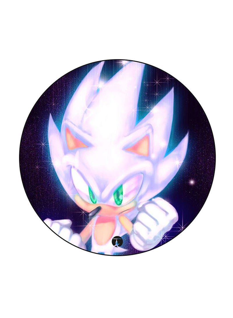 RKN Video Game Sonic Printed Round Pin Badge Multicolour - Image 1