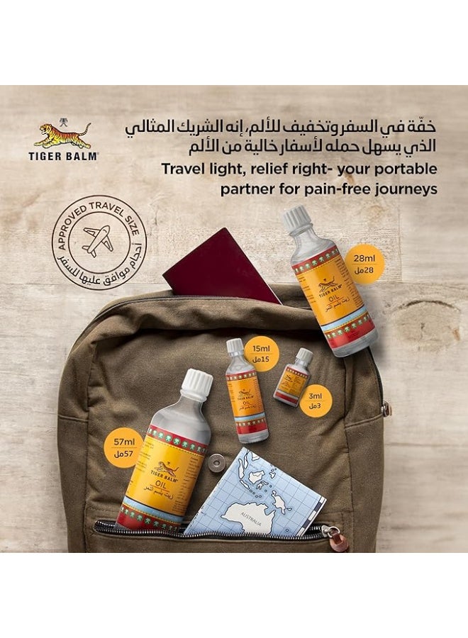 TIGER Balm Oil | Fast and Effective Relief Of Headache, Stuffy Nose, Sprains and Rheumatic Pain | Concentrated Formula Of Natural Herbal Ingredients | 3ml - Image 5