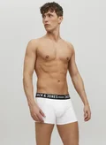 JACK & JONES 3 Pack Of Logo Band Trunks