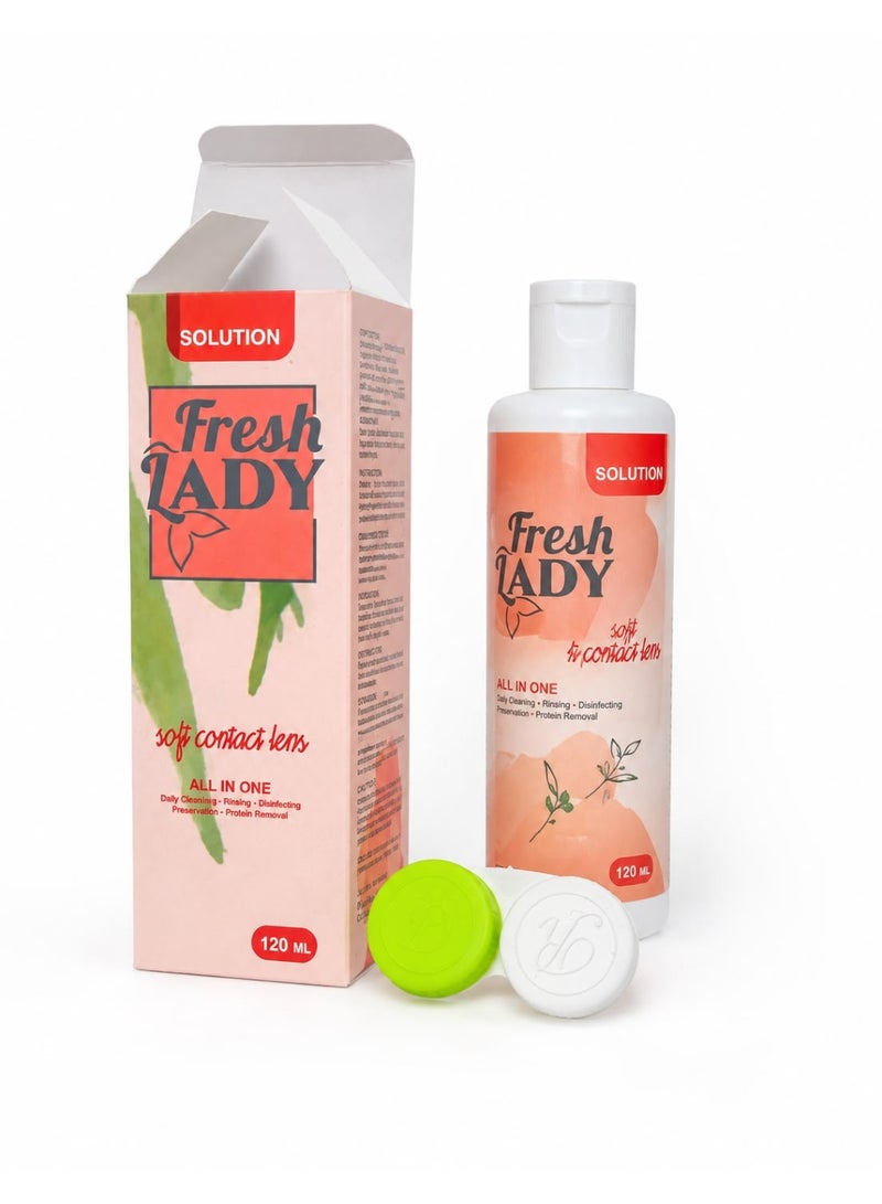 Fresh Lady Multi-Purpose Contact Lens Solution 120ml -