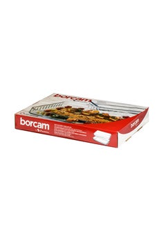 Borcam Rectangular Glass Ovenware Set 1900 ml 33.6x21.6x3.9 cm & 3800 ml 40x27x5 cm  - Image 2