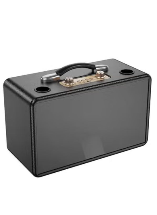 TIGER - Portable Bluetooth Speaker with 60W Peak Output | Dual 15W Full-Range Drivers & 5W Tweeter | Dual Wireless Microphones | RGB Party Lights | USB-C Fast Charging | 2×3000mAh Battery | 6H Music & 8H Mic Playtime | TF Card, USB, AUX Playback | Echo & Reverb for Karaoke - Image 1
