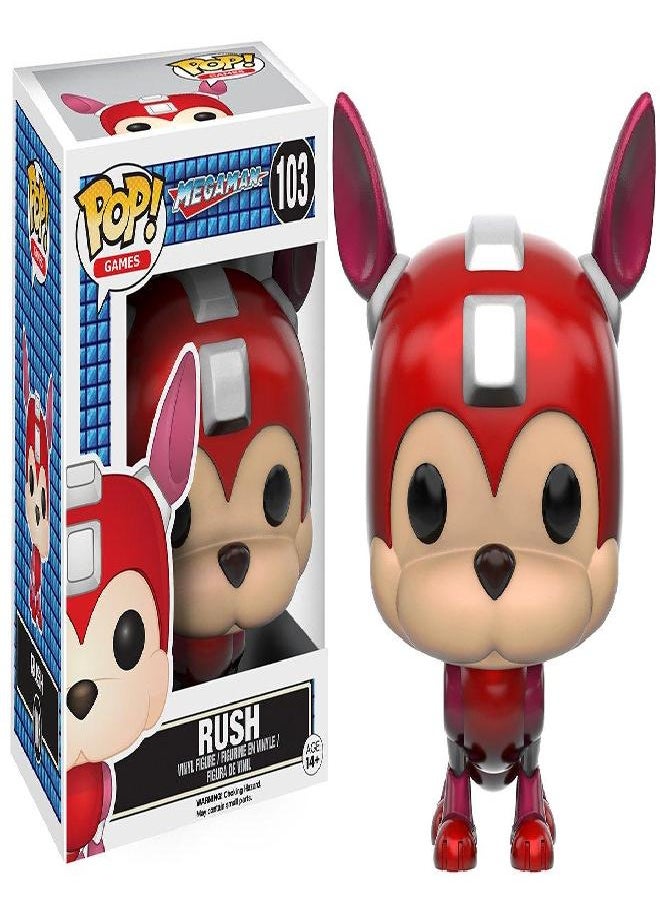 Funko - Funko POP Games: Mega Man - Rush Action Figure - Image 1